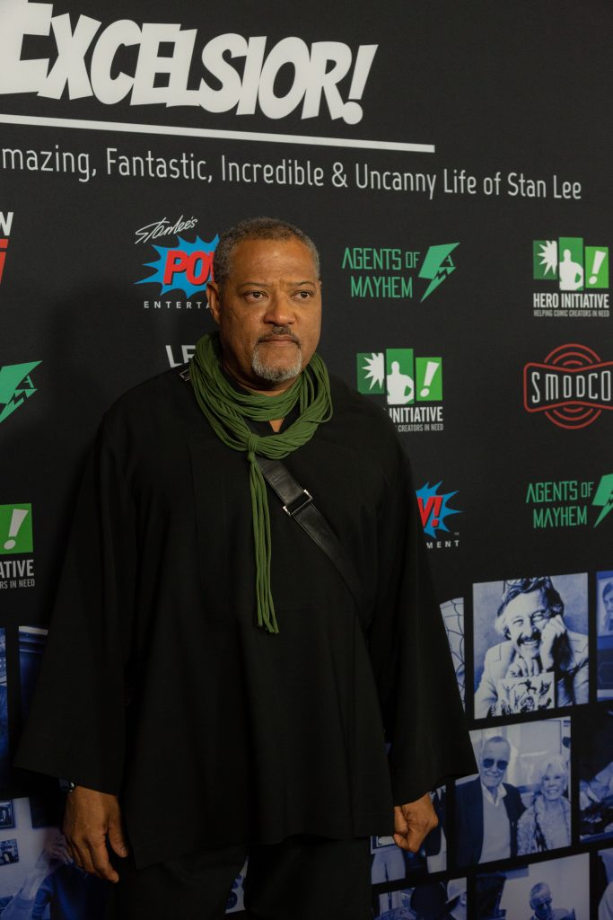 Laurence Fishburne attends “Excelsior! A Celebration of the Amazing, Fantastic, Incredible & Uncanny Life of Stan Lee (photo credit Bart Mastro)