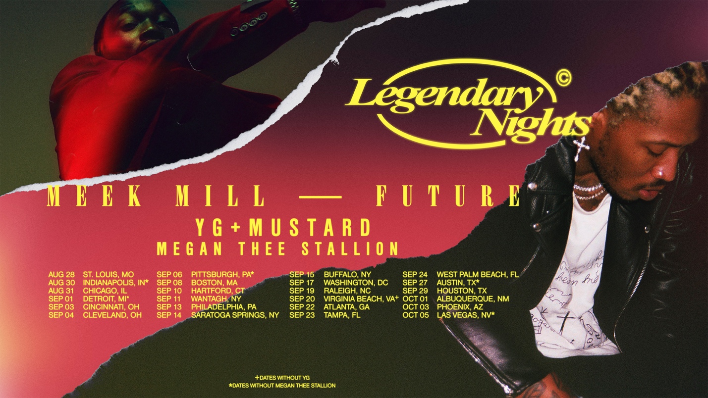 Meek Mill & Future Announce Co-Headlining U.S. Legendary Nights