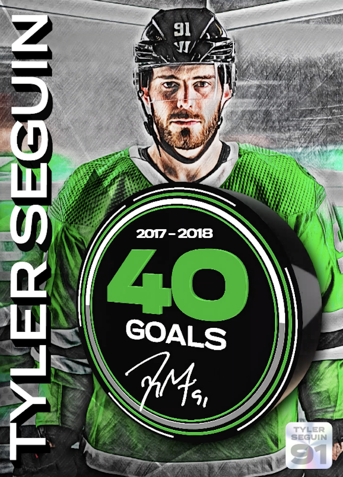 Dallas Stars: Tyler Seguin 2021 Poster - NHL Removable Adhesive Wall Decal Large