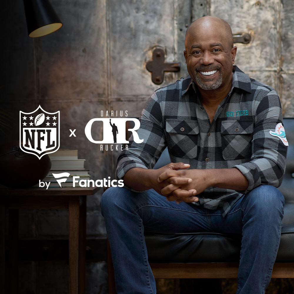 Country & Rock Music Icon, Darius Rucker, Partners with NFL Shop & Fanatics  for Exclusive Merchandise Line - The Hype Magazine