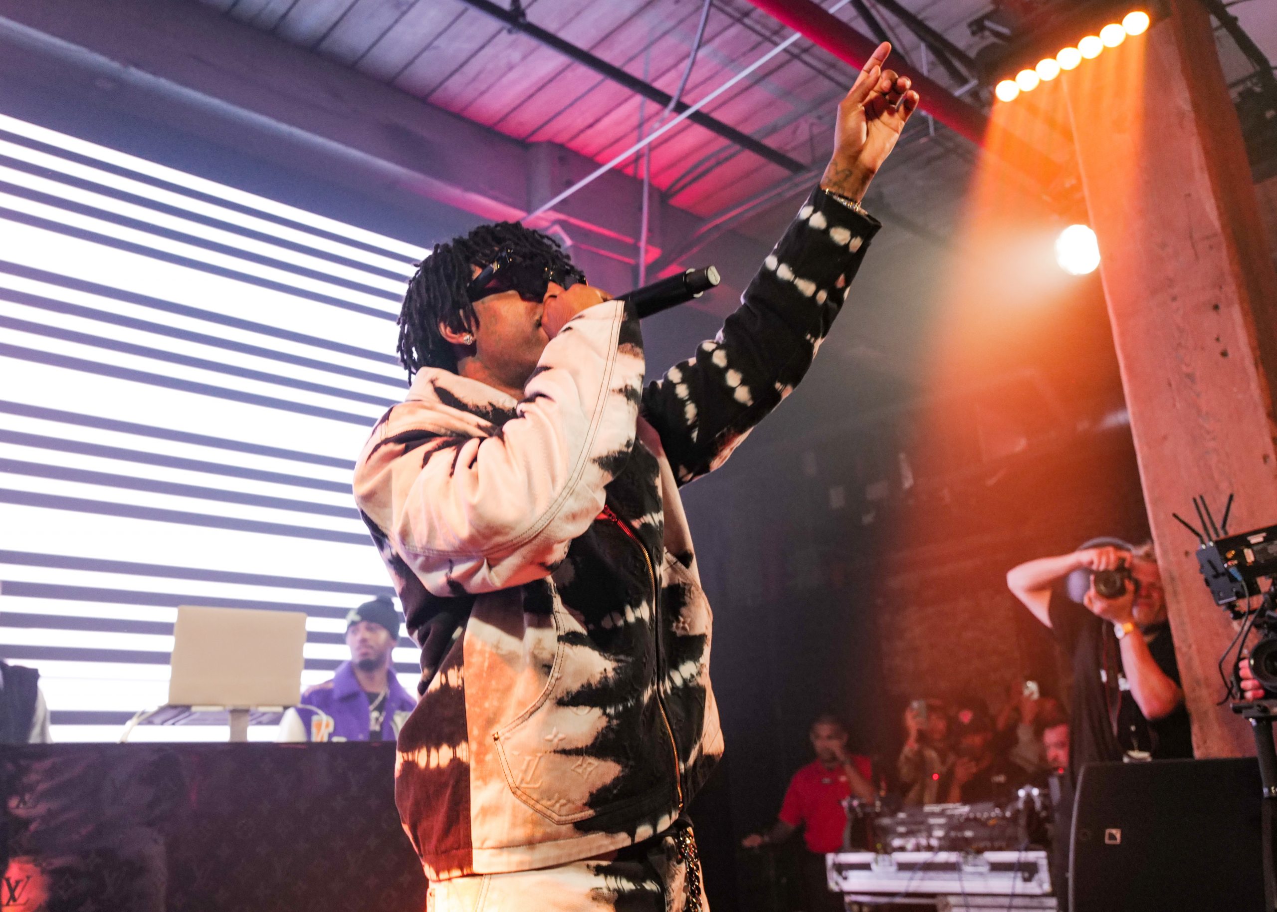 21 Savage and Metro Boomin Attend & Perform at Louis Vuitton and Nike “Air  Force 1” by Virgil Abloh Exhibition Inauguration - The Hype Magazine