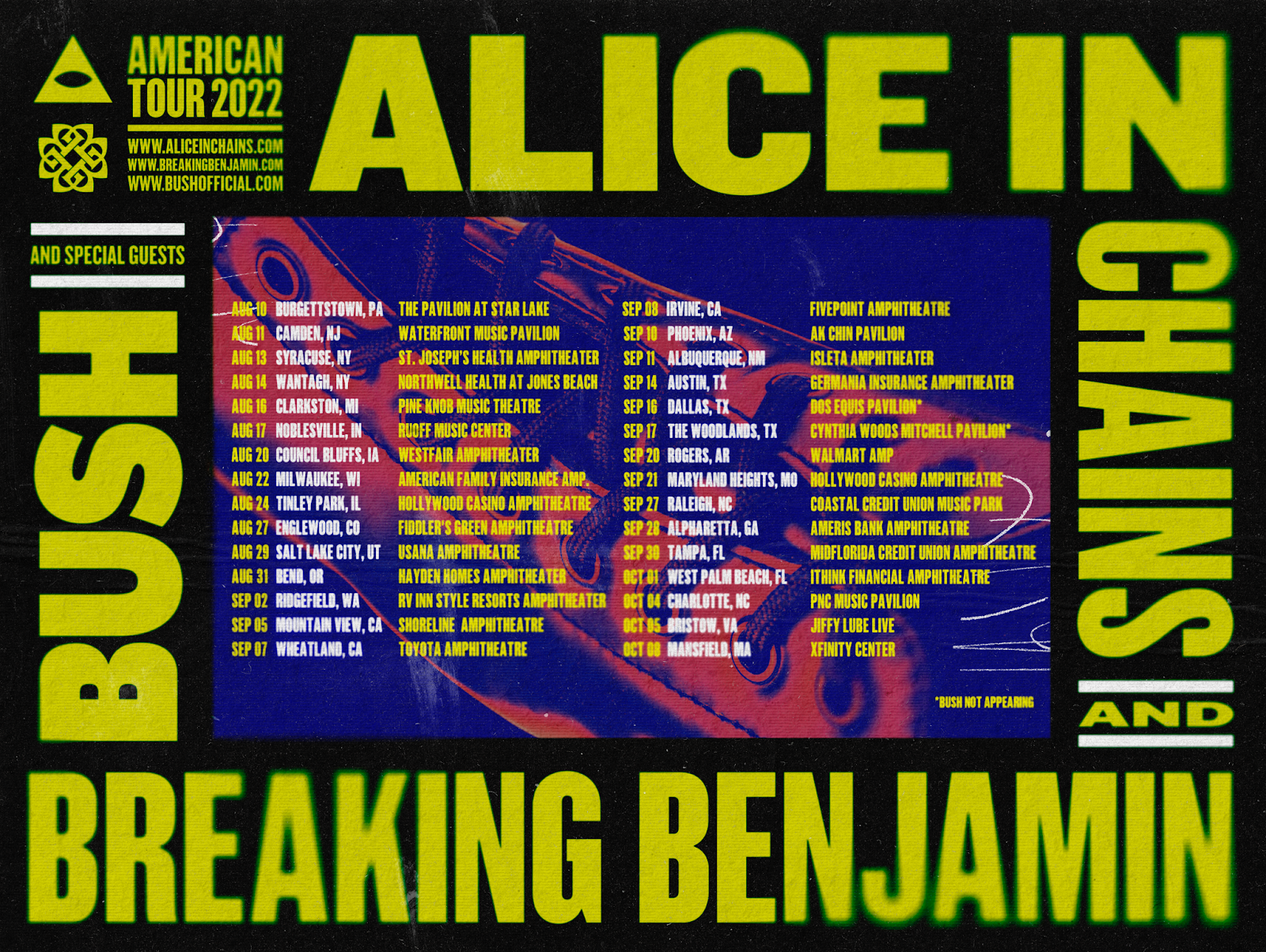 A Look At Alice In Chain's Summer 2022 Tour With Breaking Benjamin & Bush  Via A Sold-Out Show At New York's Jones Beach - The Hype Magazine