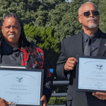 Dr. Jameelah Wilkerson and Dr. Jerry Doby of The Hype Magazine - The President's Lifetime Achievement Award From the White House Signed by President Joseph R. Biden October 20, 2023