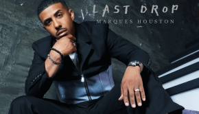 Marques Houston - Last Drop - Black Red Modern Smoke Darkness Music Album Cover