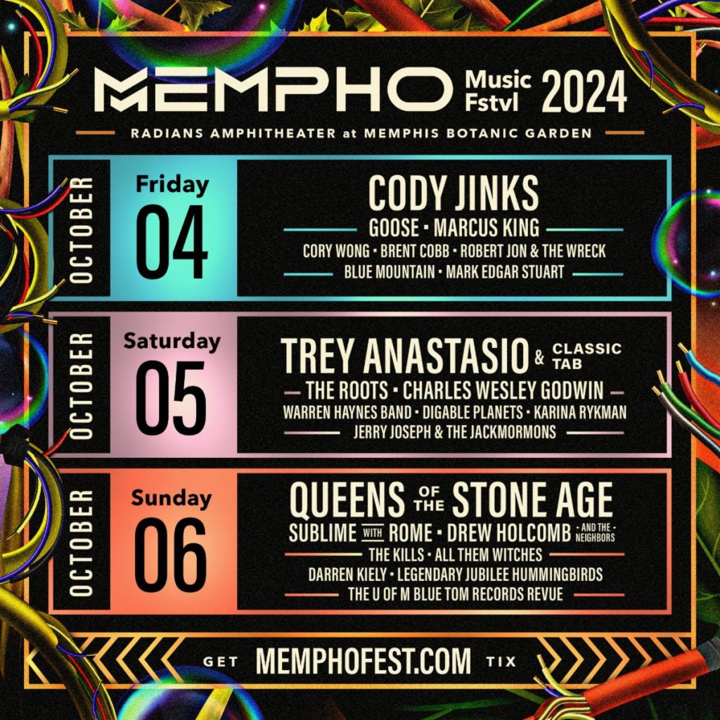 MEMPHO MUSIC FESTIVAL Announces 2024 Daily Lineup The Hype Magazine