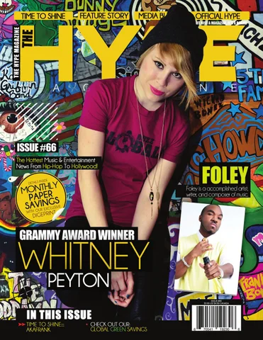 Whitney Peyton - GRAMMY Winner - The Hype Magazine - cover art